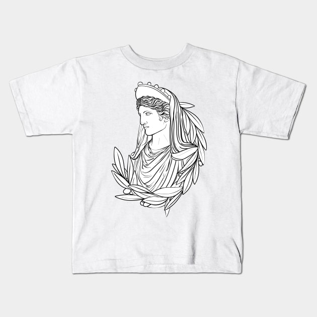 Priestess Kids T-Shirt by AshleyNikkiB